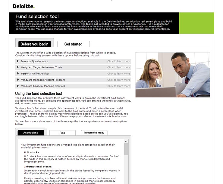 Deloitte – Fund Selection Tool