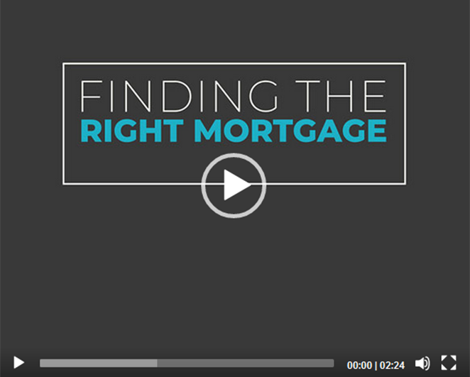 Finding the Right Mortgage