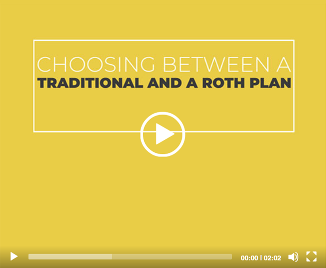 Choosing Between a Traditional and a Roth Plan iChart