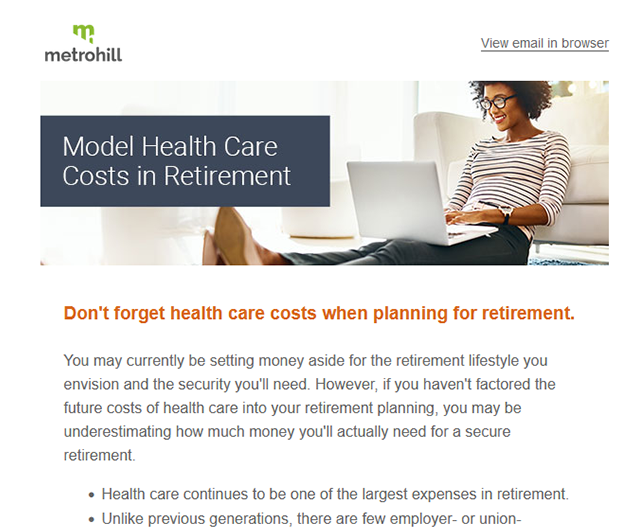 Healthcare Email Campaign