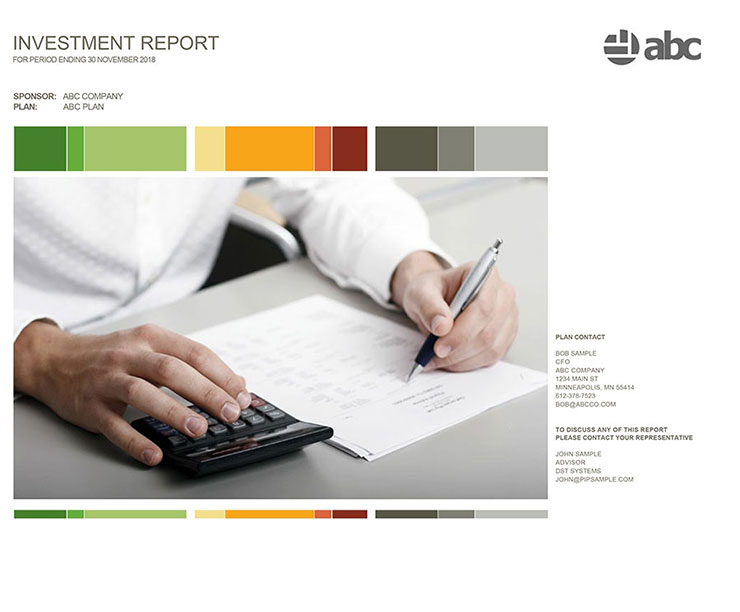 Investment Monitoring Report Sample PDF