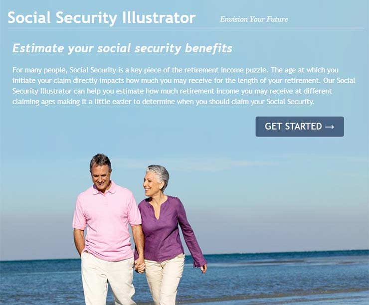 Social Security Illustrator demo site