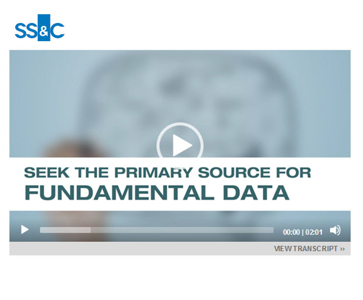 Seek the Primary Source for Fundamental Data